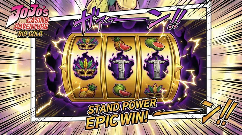 Caça-Níqueis - Máquina de slots épica com símbolos brasileiros e efeitos de poder